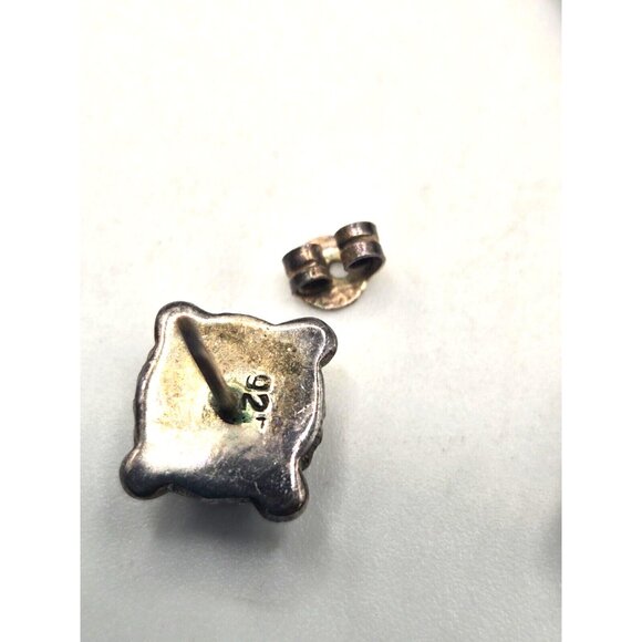 Vintage Sterling Silver and Amethyst Ring and Earring Jewelry Set - Picture 7 of 7